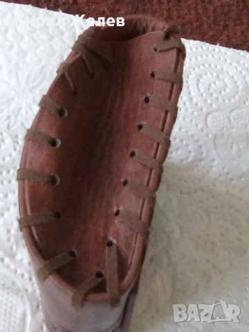 Чанта кожена за кръста 52558, снимка 5 - Чанти - 52787721