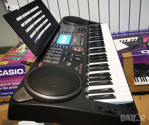 Синтезатор клавир CASIO CTK-631 с динамична клавиатура 5 октави, снимка 2 - Синтезатори - 52674988