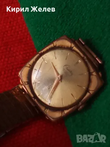 Creation MASTERSHIP 17 JEWELS SWISS Стар ВИНТИДЖ Мех. ЧАСОВНИК с ПОЗЛАТА и РАЗТЕГЛИВА ВЕРИЖКА 41238, снимка 18 - Антикварни и старинни предмети - 43328198