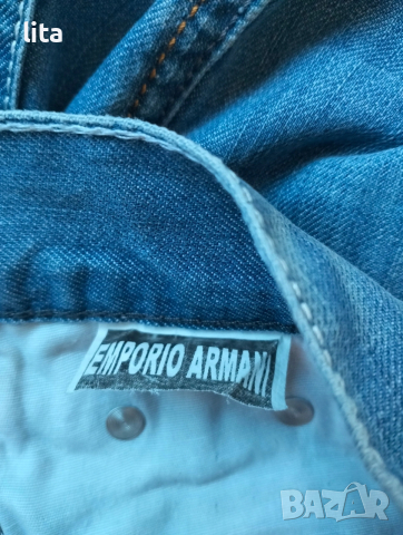 Мъжки дънки EMPORIO ARMANI Размер L, снимка 8 - Дънки - 53869385