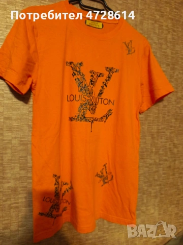 Louis Vuitton мъжка тениска в оранжево