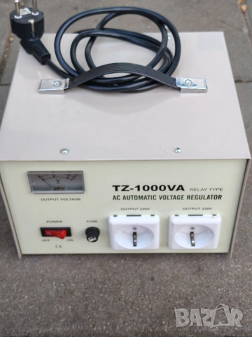 Автоматичен регулатор, стабилизатор на напрежение TZ 1000VA. , снимка 2 - Друга електроника - 52247084