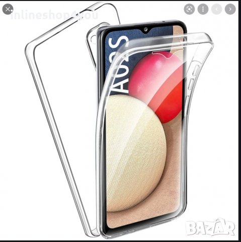 Прозрачен 360° Градуса Кейс за Samsung Galaxy A02s A12 A32 A52 A72 5G, снимка 1
