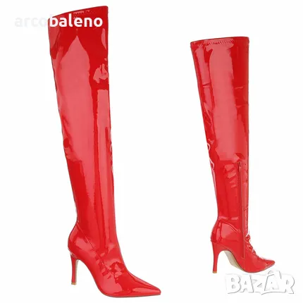 Дамски ботуши над коляното, 2цвята , снимка 9 - Дамски ботуши - 49014644