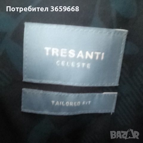 Мъжка риза Tresanti Seleste размер 16/41, снимка 3 - Ризи - 39916260