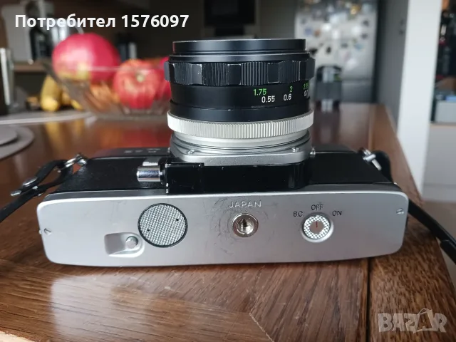 Фотоапарат Minolta SR-T 101 и обектив Minolta MC Rokkor-PF 55mm f/1.7, снимка 8 - Фотоапарати - 56243667