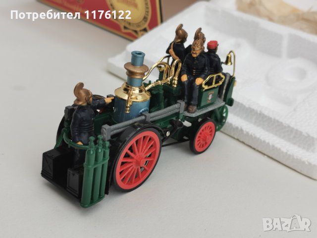 Matchbox MOY YS-43 1905 Busch Self Propelled Fire Engine Мачбокс Пожарна Кола Олдтаймер, снимка 8 - Колекции - 41524945