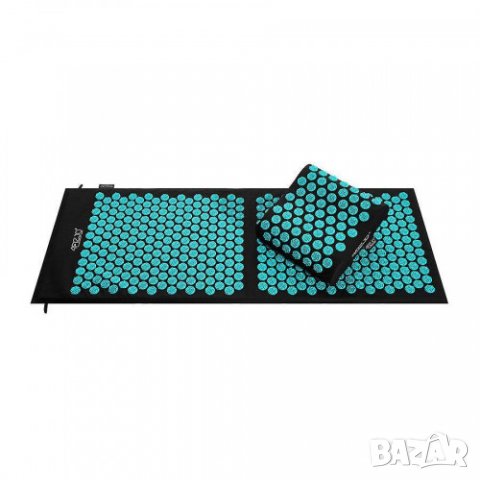 Акупресурно килимче XXL 110х42 см с квадратна ортопедична възглавница и безплатна доставка , снимка 3 - Масажори - 39462243
