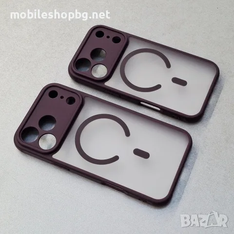 iPhone 18 Pro Max /iPhone 18 Pro гръб матов полупрозрачен dark cherry , снимка 2 - Калъфи, кейсове - 56171829
