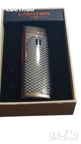 Запалка за пури"Flabox", ветроупорна с батерия, три пламъка+дисплей, снимка 3 - Запалки - 52002393