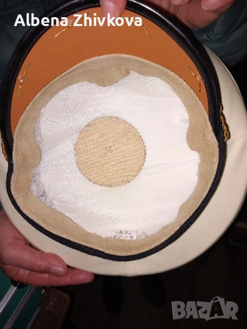 морска офицерска фуражка от БЧФ соц .периода, снимка 4 - Антикварни и старинни предмети - 51985987