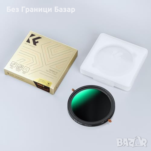 Нов Професионален ND2-32 CPL Филтър за Фотография 72mm K&F Concept, снимка 8 - Чанти, стативи, аксесоари - 44611482