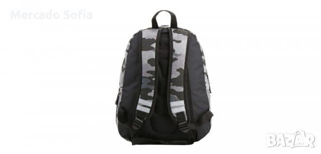 Училищна раница Mercado Trade, Сива камуфлаж с бандана, снимка 3 - Раници - 33851232