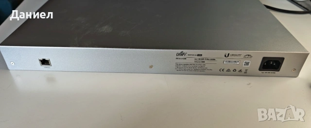 24 портов PoE switch Ubiquiti Unifi US-24-500W, снимка 6 - Суичове - 53152807