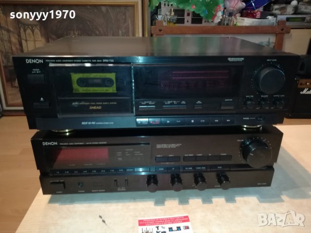 denon 3head deck+denon receiver 1502221108, снимка 1 - Ресийвъри, усилватели, смесителни пултове - 35794072