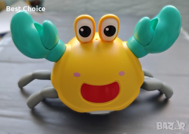 Интерактивна музикална играчка "Бягащ рак", снимка 8 - Електрически играчки - 52495725