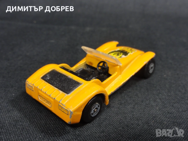 СТАРА РЕТРО МЕТАЛНА КОЛИЧКА MATCHBOX ENGLAND LOTUS SUPER SEVEN, снимка 4 - Колекции - 52476914