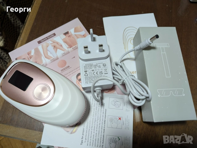 Продавам чисто нов фотоепилатор IPL Hair Removal, снимка 2 - Козметични уреди - 52776425