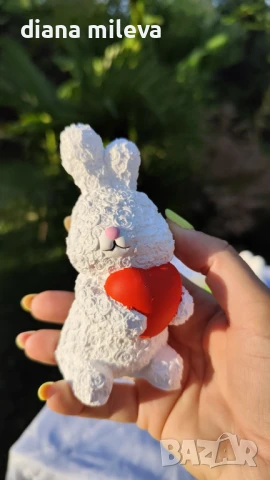 Гипсокерамични Зайчета!, снимка 2 - Декорация за дома - 50748818