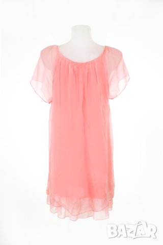 Розова ефирна туника Un coeur en été - L, снимка 3 - Туники - 42592299