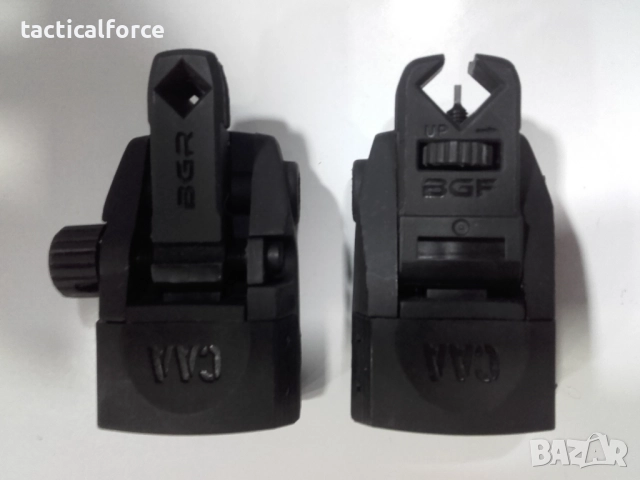 предни и задни механични мерни прибори