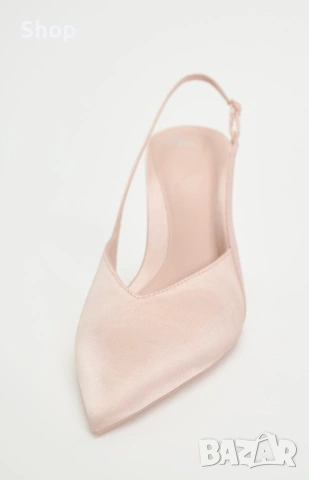 👡 Сатенени обувки на ток на Zara 👛, снимка 9 - Дамски обувки на ток - 53773100