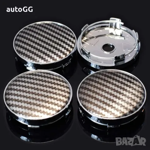 Капачки за Джанти 60/57мм 4 БР/К-Т - Карбон-16346, снимка 2 - Аксесоари и консумативи - 47268329