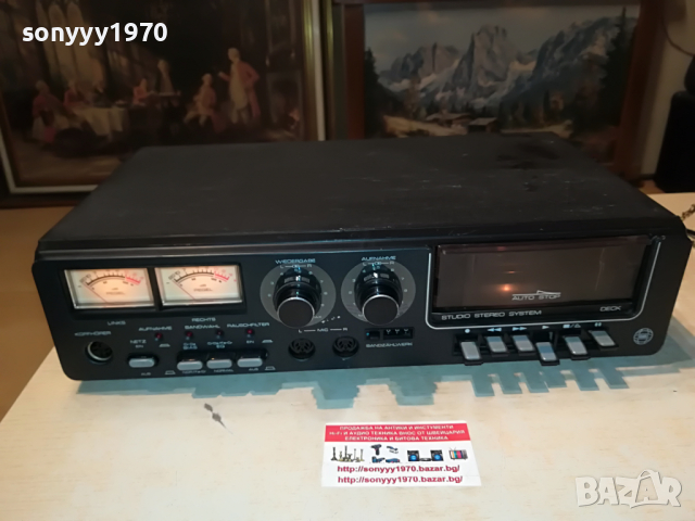 STUDIO STEREO SYSTEM DECK-MADE IN JAPAN 2603222059, снимка 3 - Декове - 36240840