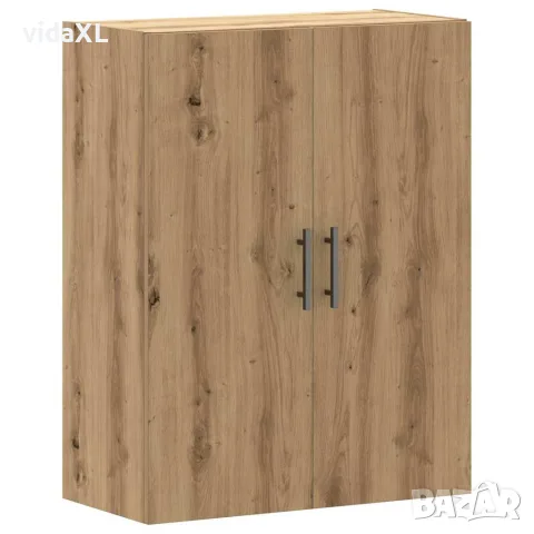 vidaXL Стенни шкафове, дъб артизан, 69,5x34x90 см