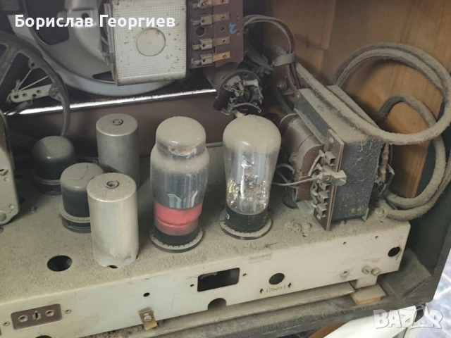 Лампово радио Telefunken super 065wk 1940 г, снимка 7 - Антикварни и старинни предмети - 52399055