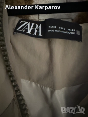 ZARA Teddy яке размер S - отлично състояние, снимка 3 - Якета - 53638558
