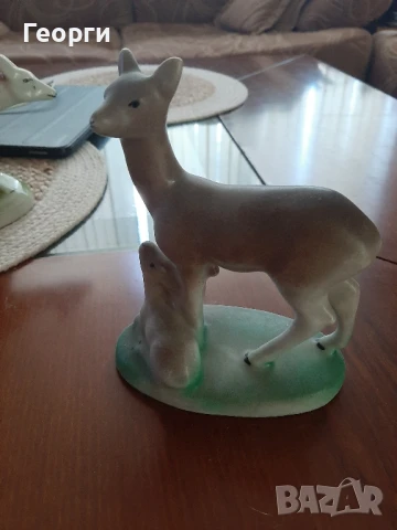 Българска фигура -Сърна  с сърничка, снимка 3 - Колекции - 50580675