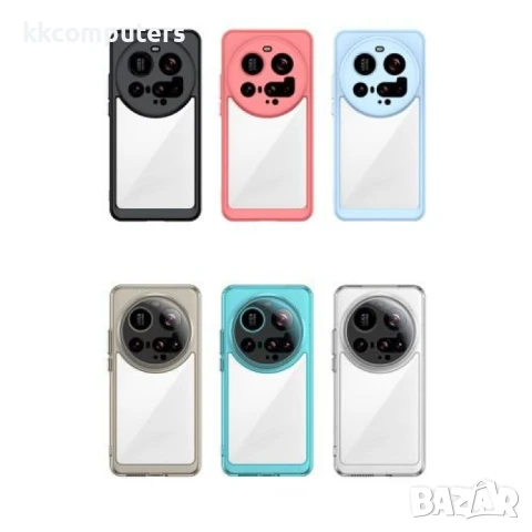 Xiaomi 15 Ultra Силиконов Калъф Anti-drop TPU + Acrylic и Протектор, снимка 2 - Калъфи, кейсове - 50780676