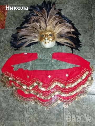 Шал с пендари,маратонки,,Гучи"№37, снимка 4 - Шалове - 49507417