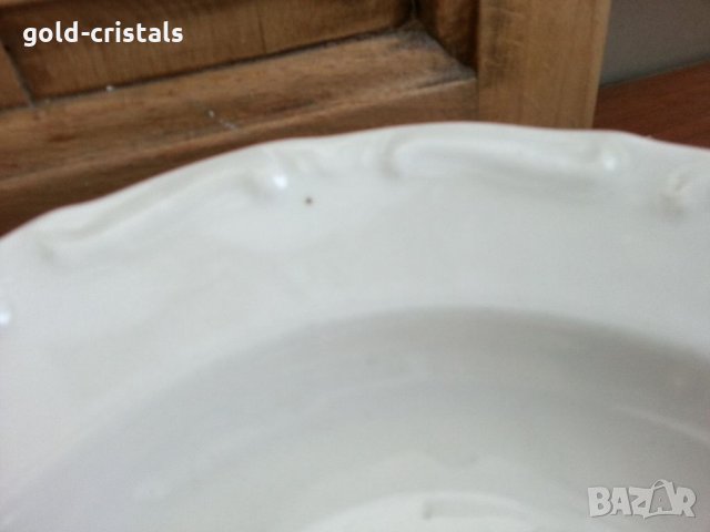 Стар български порцелан чинии дълбоки Изида , снимка 5 - Чинии - 33961859