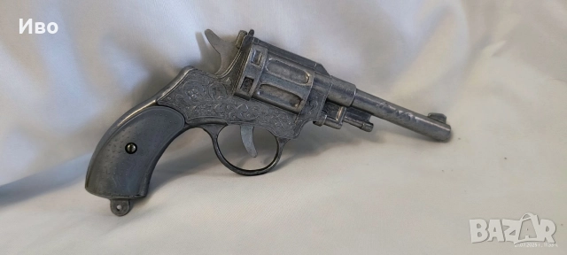 Изцяло метален револвер с капси Наган 1895 СССР , снимка 6 - Колекции - 52569778