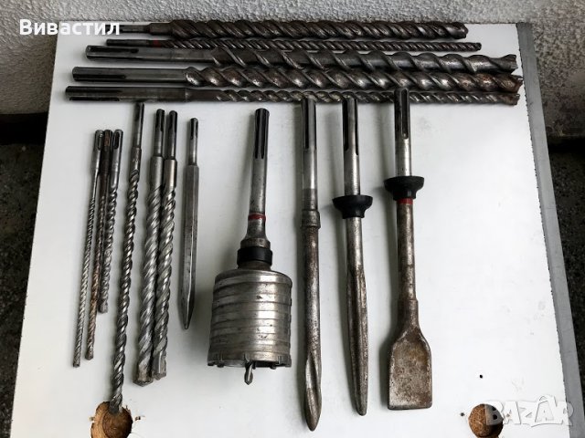 Широки длета 80мм и секачи SDS Max и Plus за къртене на мазилки и плочки, снимка 8 - Други инструменти - 41146679