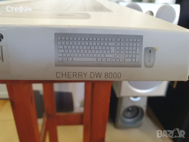 Безжична клавиатура и мишка / CHERRY DW 8000 клавиатура с мишка комплект DE безжична бяла-сребриста , снимка 4 - Клавиатури и мишки - 51971642