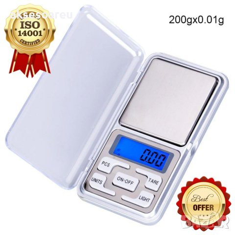 Джобен цифров електронен кантар кантарче 200 300 500 г. прецизен и точен лабораторна везна за бижута, снимка 11 - Везни - 41458074