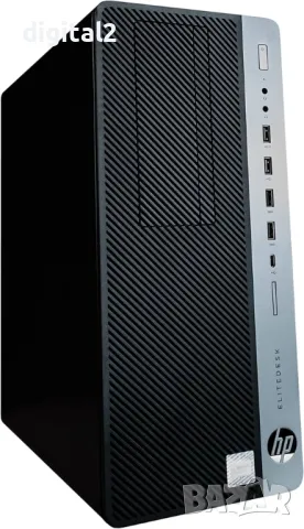 Компютър HP Elite Desk 800 G3 Intel i5-7500 ,8 GB DDR4 ,1 TB ,24м гарaнция, снимка 2 - Работни компютри - 49759786