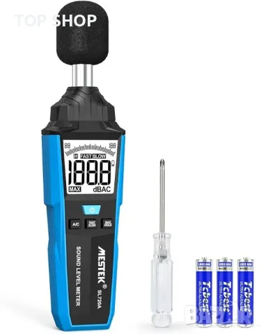 Измервател на нивото на шума MESTEK Цифров измервател, снимка 6 - Гедорета - 48737841