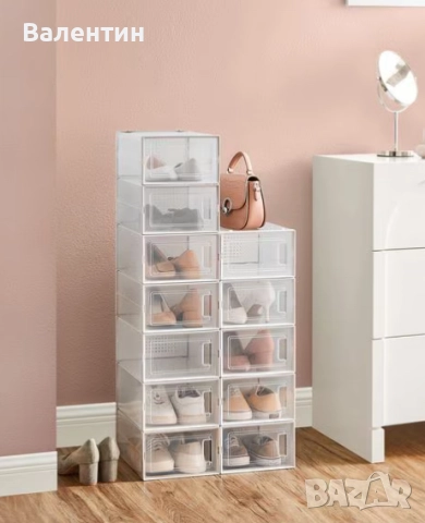 Комплект от 12 кутии за обувки, снимка 3 - Други стоки за дома - 52432684