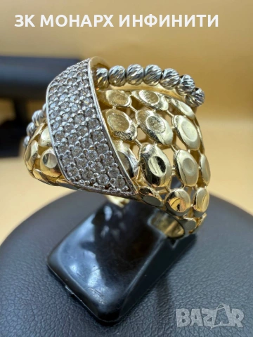 Златен пръстен /585/, снимка 3 - Пръстени - 53288567