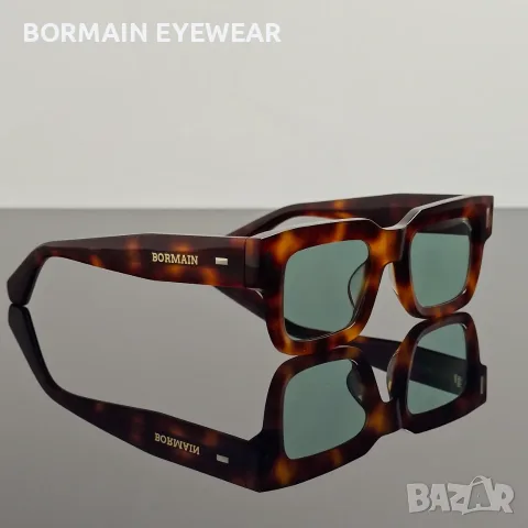 Слънчеви очила BORMAIN ICON нови, UV400, зелени стъкла, прозрачна рамка, снимка 3 - Слънчеви и диоптрични очила - 56211134