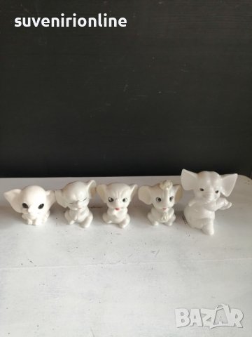 комплект порцеланови слончета, снимка 1