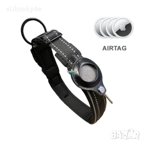 Неопренов AIRTAG нашийник за куче Нашийник за куче с джоб за AIRTAG Кучешки нашийник AirTag, снимка 1
