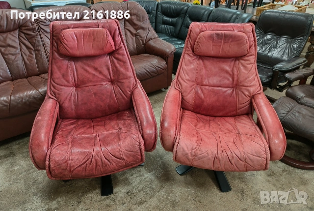 4008 Relax кресло от естествена кожа 