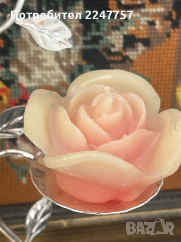 Свещник с 5 рози, снимка 4 - Декорация за дома - 52837704