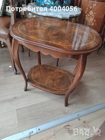 Дървена масичка, снимка 3 - Антикварни и старинни предмети - 53720174