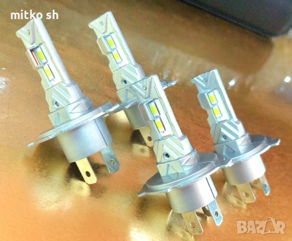H4 Led автомобилни крушки, снимка 5 - Аксесоари и консумативи - 52920544